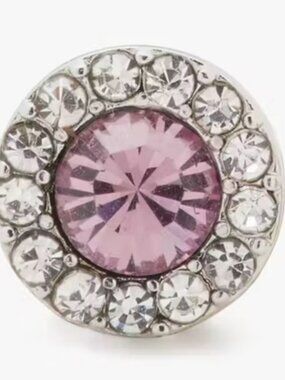 Kate Spade "YOU'RE A GEM" Light Amethyst Stud Earrings (NWT)